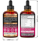 USDA Organic Vitamin B-Complex B5 Pantothenic Acid | B12 Methylcobalamin | B1 Thiamine | B6 Pyridoxine | B7 Biotin | B9 Folic | B3 Niacinamide - B Complex Liquid Drops, Made in USA Supplement, 4fl oz
