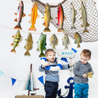 Ushinemi Fishing Birthday Decorations — Gone Fishing Banner for Adults and Kids