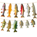 Ushinemi Fishing Birthday Decorations — Gone Fishing Banner for Adults and Kids