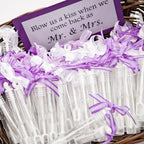 Uzoxlsn 200 Pack Mini Bubble Wands White - Wedding Supplies, Party Favors & Gifts Bulk