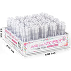 Uzoxlsn 200 Pack Mini Bubble Wands White - Wedding Supplies, Party Favors & Gifts Bulk