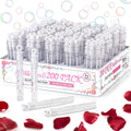 Uzoxlsn 200 Pack Mini Bubble Wands White - Wedding Supplies, Party Favors & Gifts Bulk