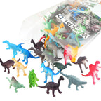 ValeforToy 82-Piece Mini Dinosaur Set - Party Favors & Cupcake Toppers