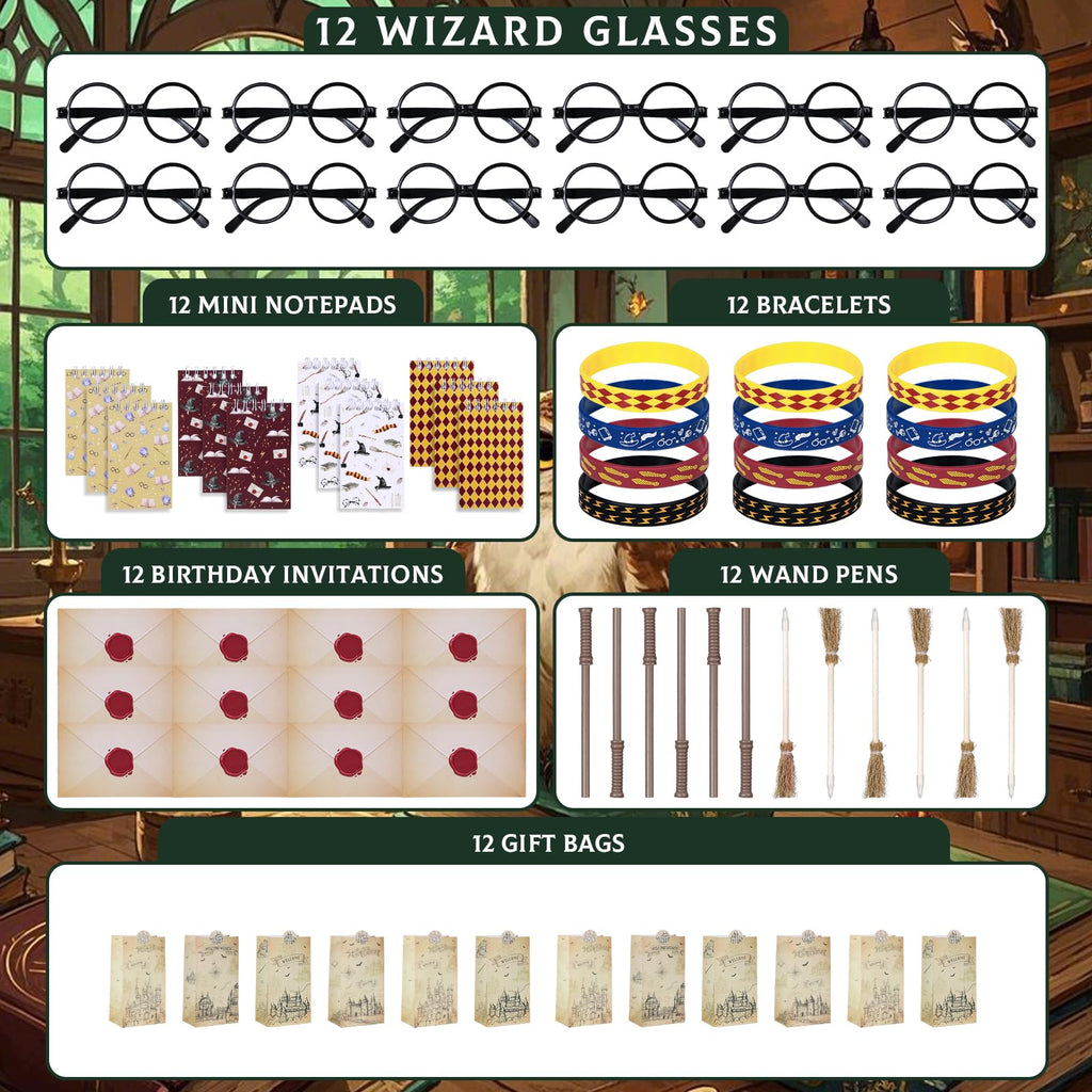 Vanblue 84Pcs Wizard Party Favors – Magic Themed Goodie Bags & Classroom Rewards