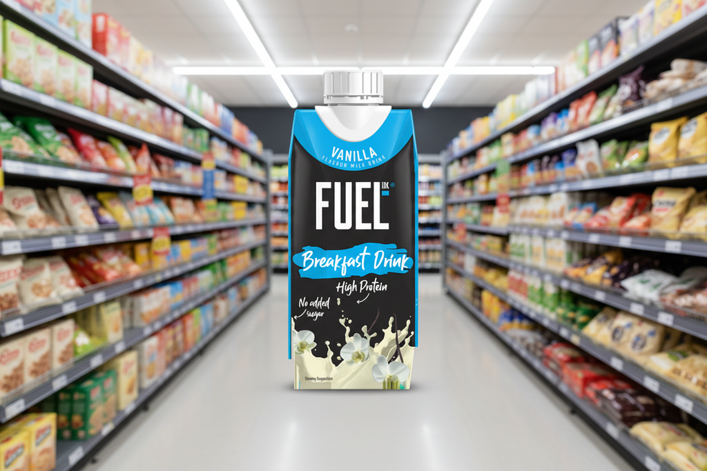8 x Fuel10k Breakfast Drink Vanilla - 330ML