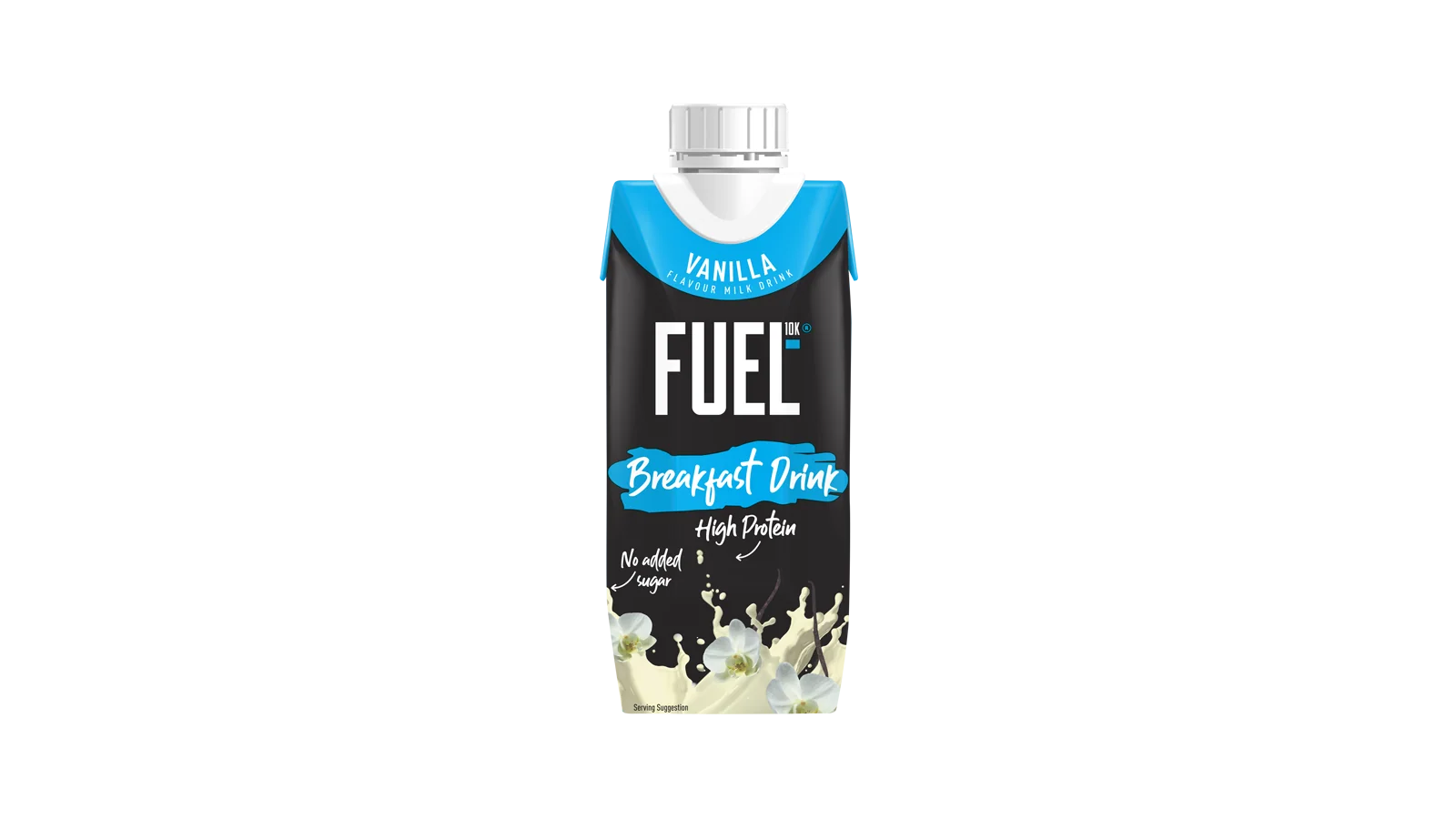 8 x Fuel10k Breakfast Drink Vanilla - 330ML