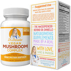 Organic Mushroom Complex for Immune Support - Lion's Mane, Cordyceps & Reishi | Dr. Danielle