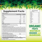 Whole Earth & Sea Organic Fermented Protein & Greens – Vegan Protein, Tropical, 1 lb 7.3 oz | Natural Factors
