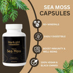 Organic Sea Moss Capsules – 92 Minerals | Vegan Immune & Thyroid Support