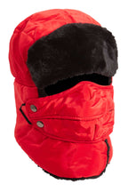 Heatwave Thermalwear 3 In 1 Trapper Hat With Removable Face Cover Fur Lined Showerproof