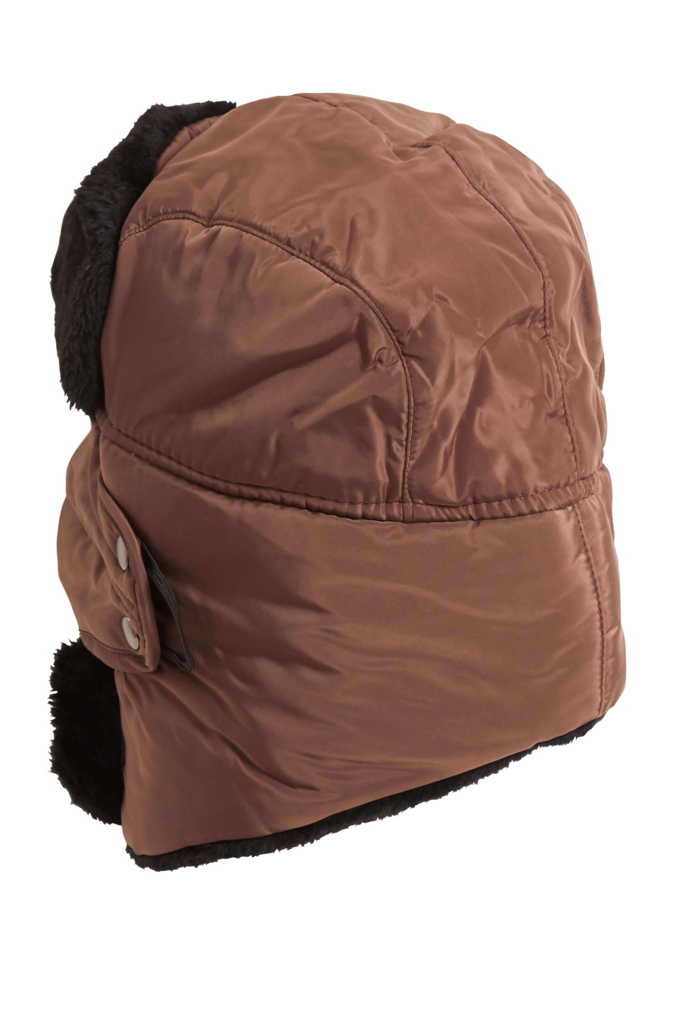 Heatwave Thermalwear 3 In 1 Trapper Hat With Removable Face Cover Fur Lined Showerproof