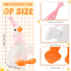 Vertintong 12 Pcs Silly Goose Plush - 8 Inch Soft Goose Birthday Decorations and Party Favors