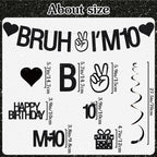 VeyoCraft 10th Birthday Decorations – Bruh I’m 10 Banner & Black Glitter Swirls