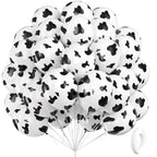 Vicduotex 60pcs Cow Print Balloons – 12in Latex Western Party Decorations