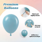 Vicduotex 60pcs Gender Reveal Balloons - Dusty Pink, Dusty Blue & Sand White for Baby Shower & Party Decorations
