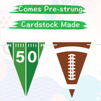 VILIFEVER 2-Piece Football Garland Banner – Pre-Strung Party Decorations