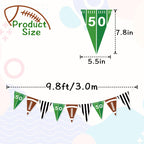 VILIFEVER 2-Piece Football Garland Banner – Pre-Strung Party Decorations