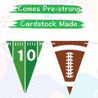 VILIFEVER Game Day Burlap Banner Football Garland – Football Party Decorations