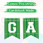 VILIFEVER 2-Piece Game Time Banner & Football Garland | Indoor/Outdoor Football Party Decor