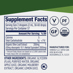 Vimergy Olive Leaf Liquid – Immune Health & Cardiovascular Support | USDA Organic, Vegan, Paleo, Gluten Free – 115 mL (57 Servings)