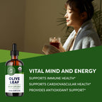 Vimergy Olive Leaf Liquid – Immune Health & Cardiovascular Support | USDA Organic, Vegan, Paleo, Gluten Free – 115 mL (57 Servings)