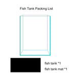 Vimvins 3 Gallon Glass Fish Tank – Small Desktop Aquarium for Betta, Shrimp & Plants