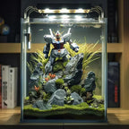 Vimvins 3 Gallon Glass Fish Tank – Small Desktop Aquarium for Betta, Shrimp & Plants