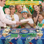 Vinfo Dinosaur Birthday Party Supplies Kit for Boys – All-in-One Dino Decor for 20 Guests