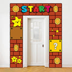 Virosera Super Brother Birthday Backdrop Banner – 220x180 cm Fabric Photo Booth Decor