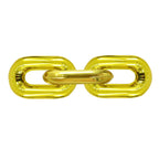 Virtue Morals Foil Chain Balloons Gold 32in – Jumbo Chain Balloon Set for 80s/90s Party Decor (32pc)