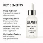 Belantti Hyaluronic Acid + Vitamin B5 Hydrating Face Serum 30ml