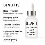 Belantti Hyaluronic Acid + Vitamin B5 Hydrating Face Serum 30ml