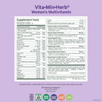 PURE SYNERGY Vita-Min-Herb for Women | Organic Whole-Food Multivitamin (120 Tablets)