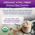 Vital Fiber Pulver - Bio unlösliche & lösliche Ballaststoffe | Vital Planet 220 g