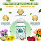 Vital Liver Support – 9-in-1 Liver Health Formula with Organic Milk Thistle