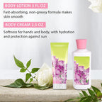 Vital Luxury Sweet Pea Bath & Body Kit – 3 oz Each | Gift Set for Her