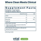 Hyperbiotics Vital Nutrients Bio-Präbiotischer Faserpulver | Darmgesundheit & Verdauungsregelmäßigkeit | 54 Portionen