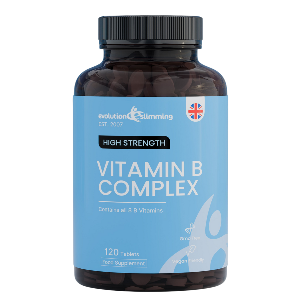 Vitamin B Complex Tablets, 100% RDA, Suitable for Vegetarians & Vegans