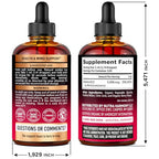 USDA Organic Vitamin B12 Sublingual Drops – 5000 mcg, 4 oz, 4 Month Supply