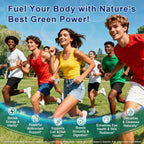 Bio Spirulina & Chlorella Gummis – Probiotikum & Super Greens Nahrungsergänzungsmittel, 60 Stück