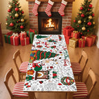 VOGUSON Xmas Giant Coloring Tablecloth Poster – 30x72 in Kids Christmas Crafts & Decor