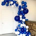 Voircoloria 130pcs Navy Blue Balloons Set – 5-inch, 10-inch, 12-inch, 18-inch for Parties
