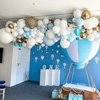 Voircoloria 105pcs White Balloons, 12inch Party Balloons for Birthday, Baby Shower, Graduation, Wedding