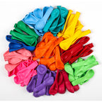 Voircoloria 105pcs Rainbow Balloons – 12inch Latex Party Kit