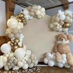Voircoloria 105pcs Ivory Balloons – Premium Matte Latex for All Celebrations