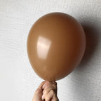 Voircoloria 110pcs Brown Latex Balloons 12inch – Graduation, Wedding & Birthday Decor