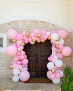 Voircoloria 105pcs Light Pink Balloons – 12in Pastel Pink Party Decor