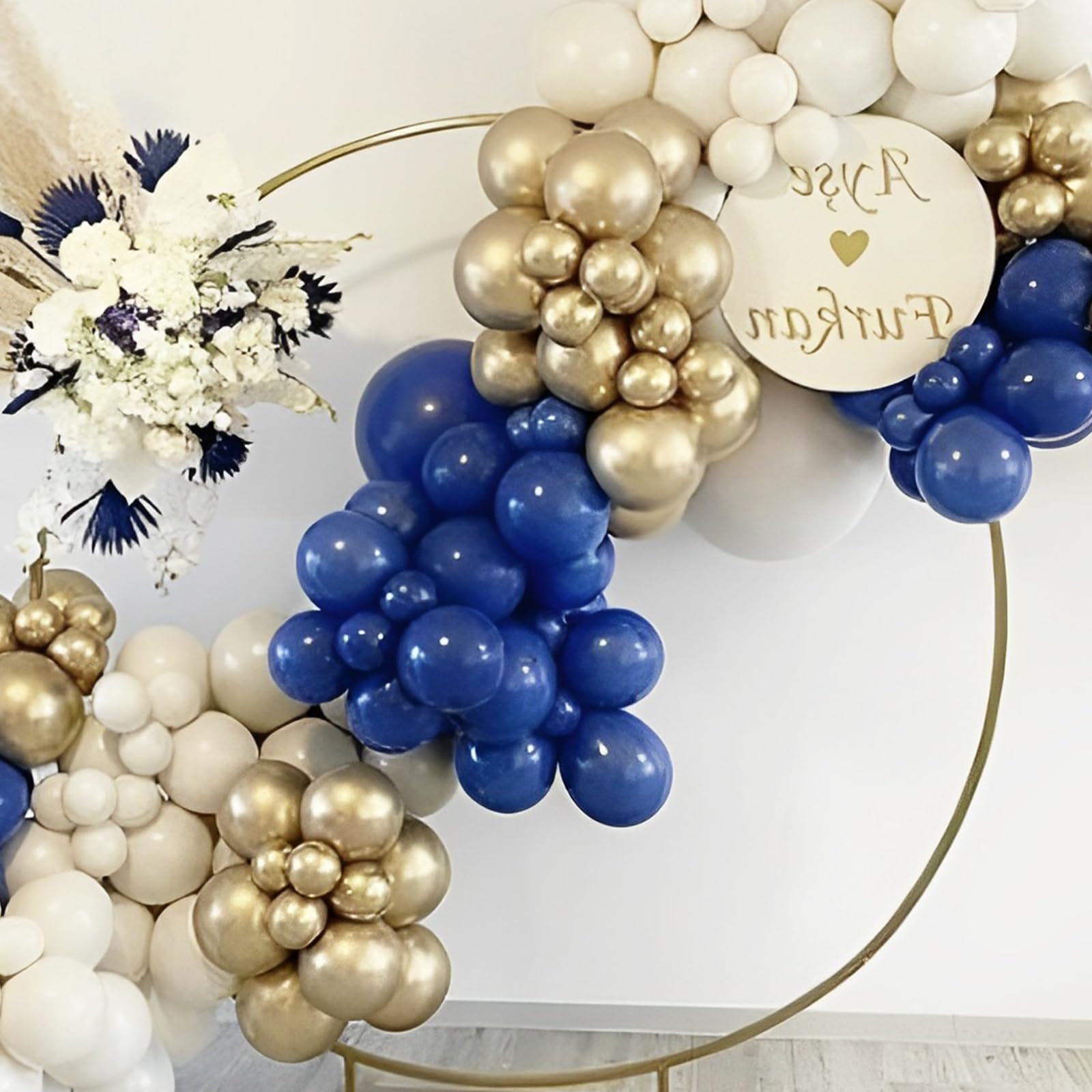 Voircoloria Metallic Gold Balloons – 66-Pack 12-Inch Chrome Gold Latex Party Balloons