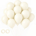 Voircoloria 105pcs Ivory Balloons – Premium Matte Latex for All Celebrations