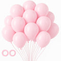 Voircoloria 105pcs Light Pink Balloons – 12in Pastel Pink Party Decor